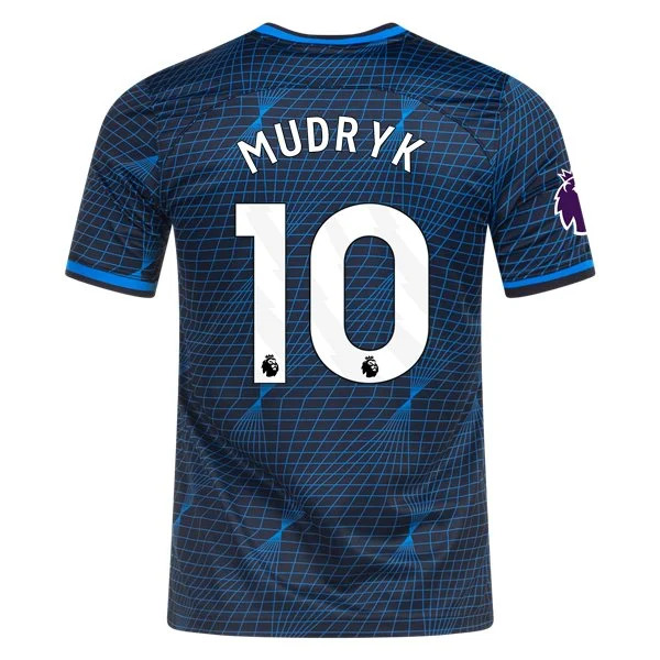Men's Replica Nike Mudryk Chelsea Away Jersey 2324