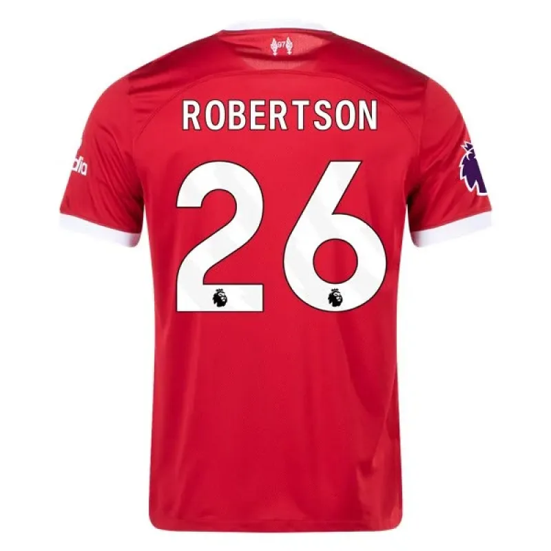 Men's Replica Nike Robertson Liverpool Home Jersey 2324