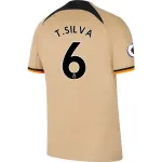 Men's Replica Nike T. Silva Chelsea Third Jersey 2223