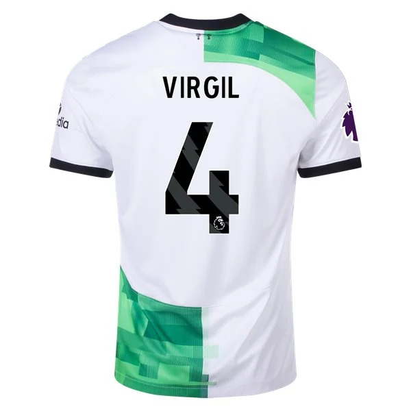 Men's Replica Nike Virgil Liverpool Away Jersey 2324