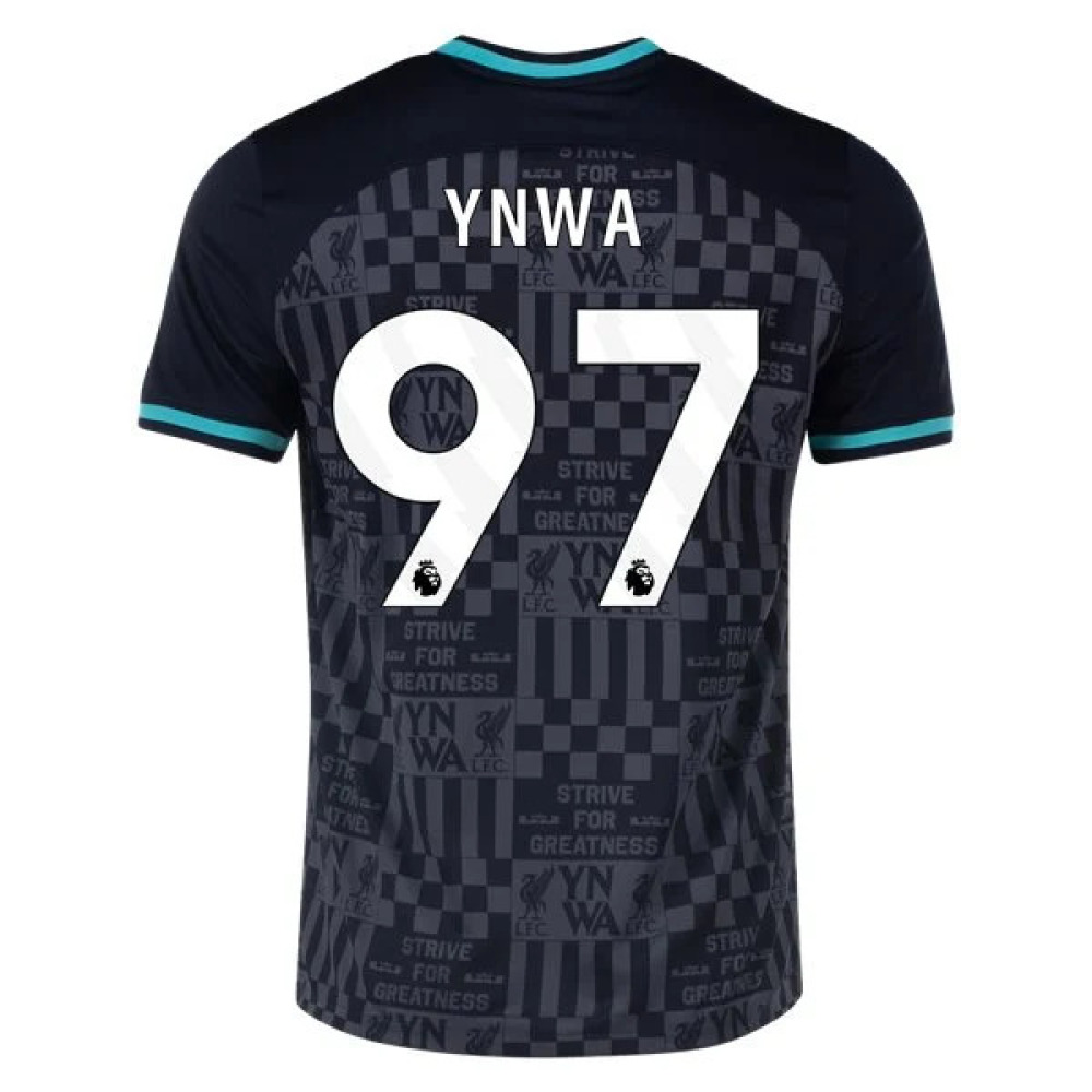 Men's Replica Nike YNWA Liverpool x LeBron James Jersey 2324