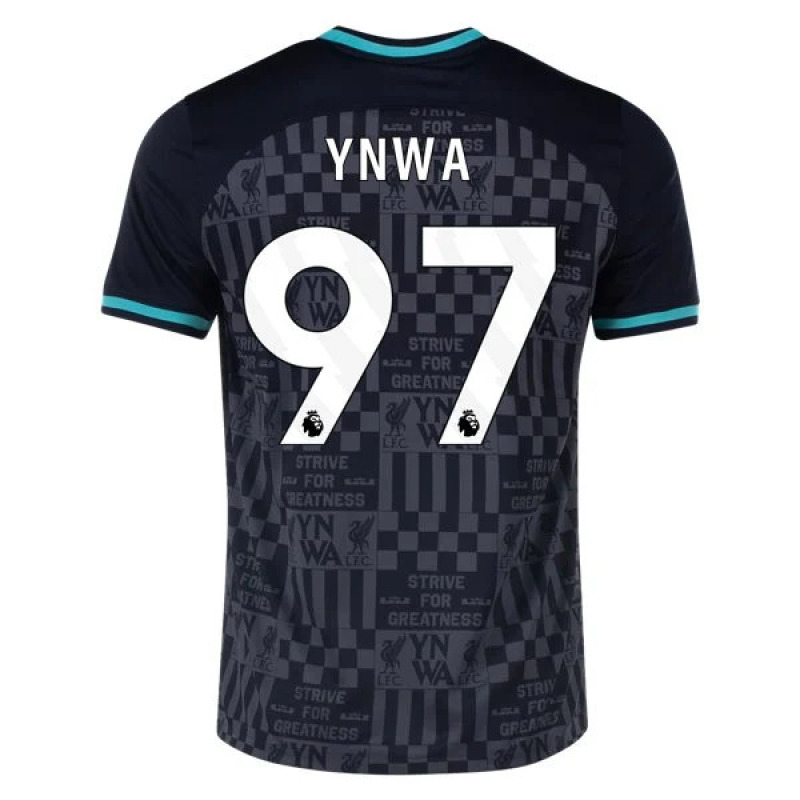 Men's Replica Nike YNWA Liverpool x LeBron James Jersey 2324