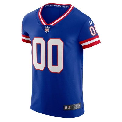 Men's New York Giants Nike Royal Classic Vapor Elite Custom Jersey 01