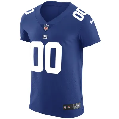 Men's New York Giants Nike Royal Vapor Untouchable Custom Elite Jersey 01