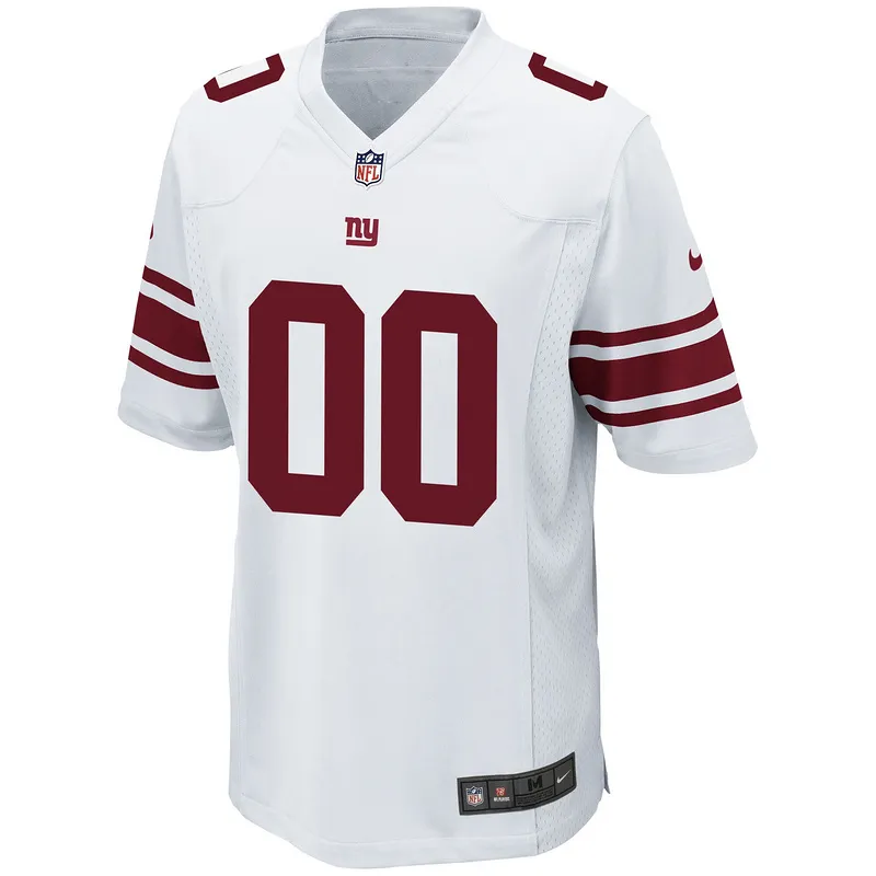 Men's New York Giants Nike White Custom Game Jersey