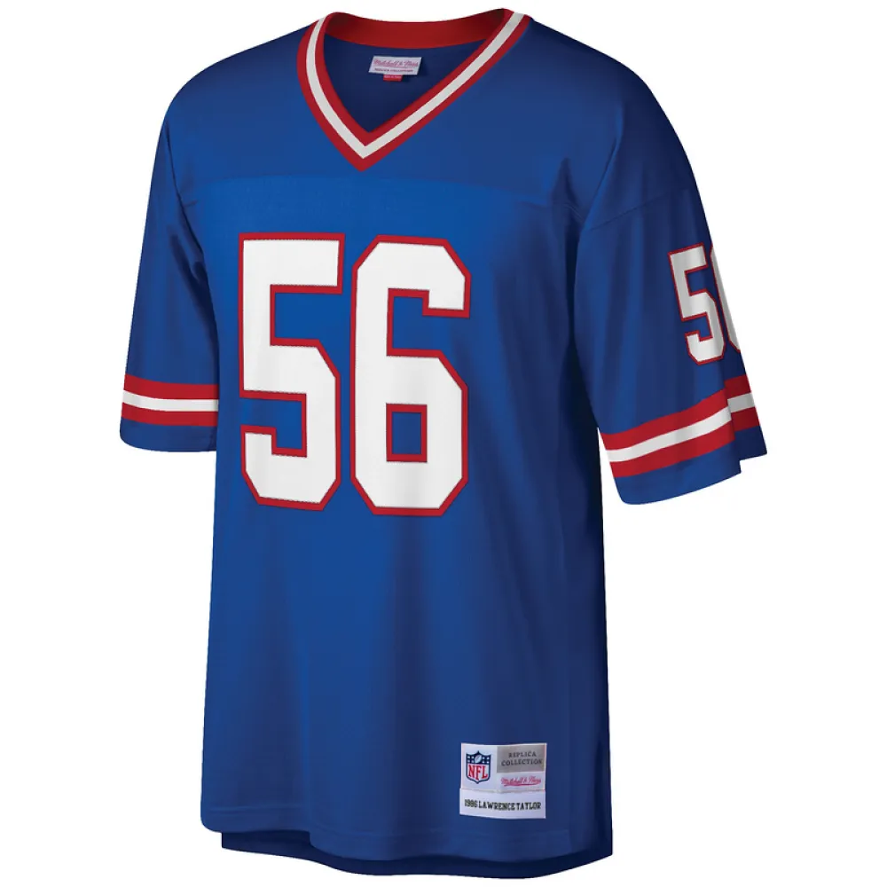 Men's Lawrence Taylor Mitchell & Ness Royal Big & Tall 1986 Retired Player Replica Jersey