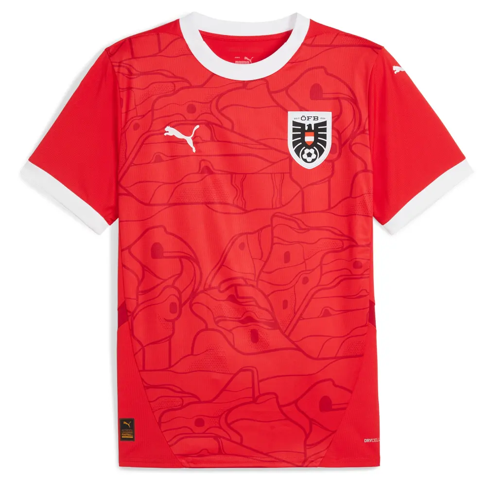 Austria National Team Puma 2024 Home Authentic Jersey