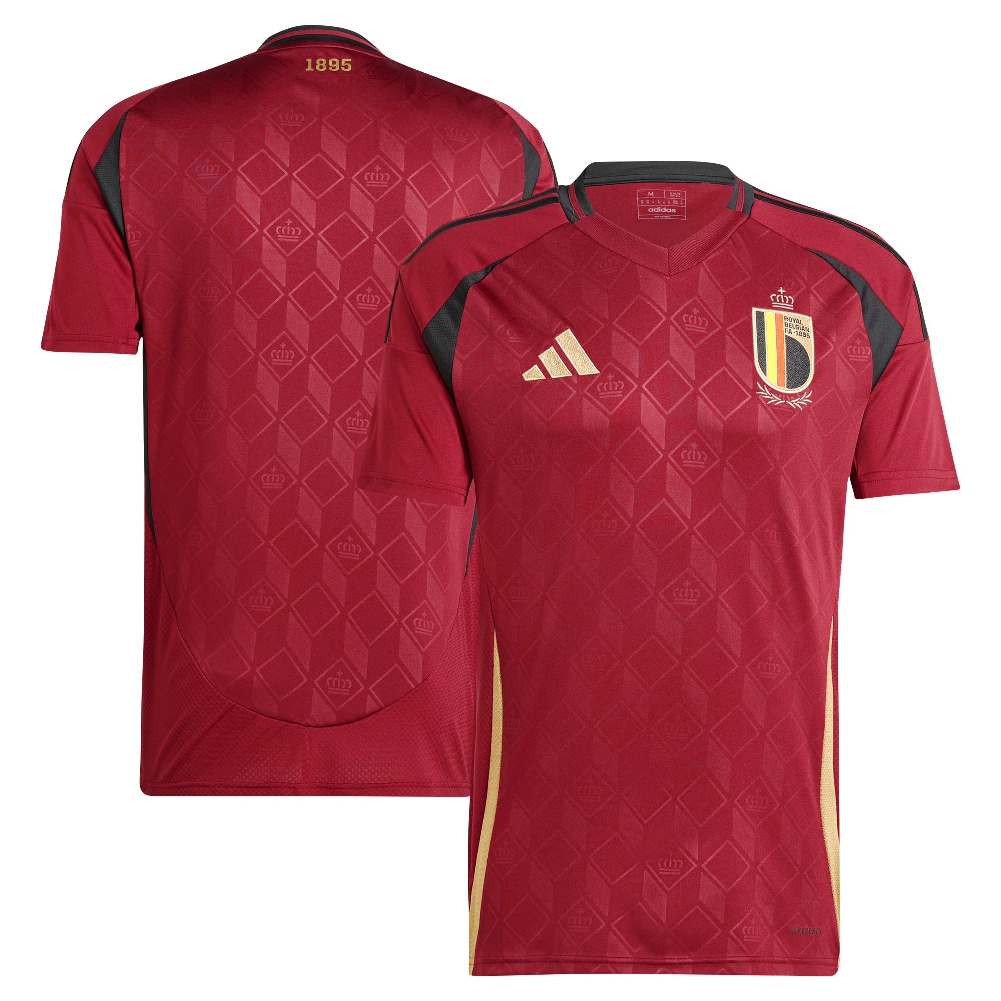 Belgium FA National Team adidas 2024 Home Authentic Jersey