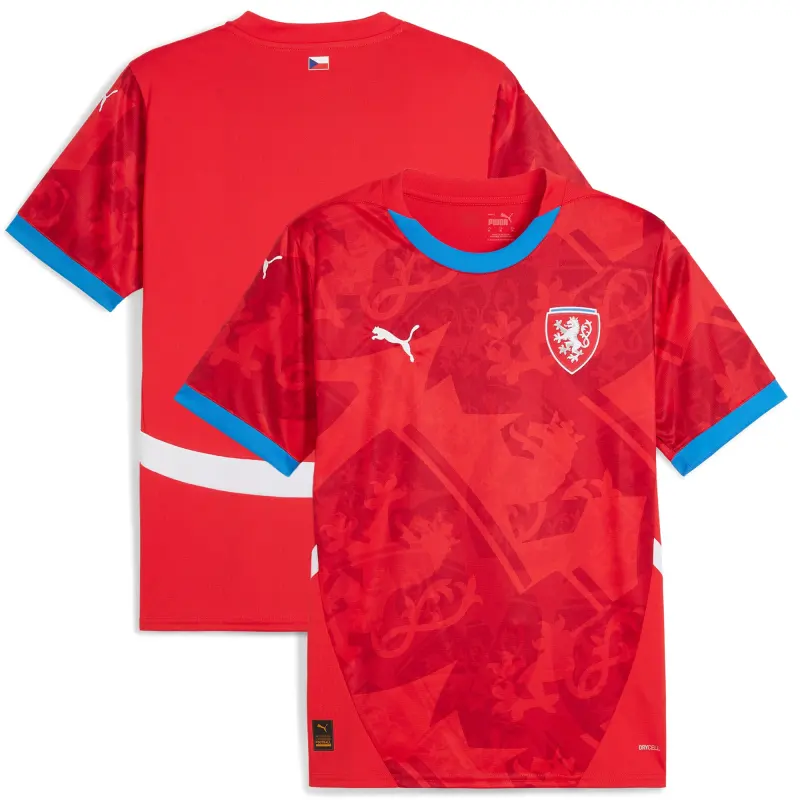 Czech Republic National Team Puma 2024 Home Replica Jersey
