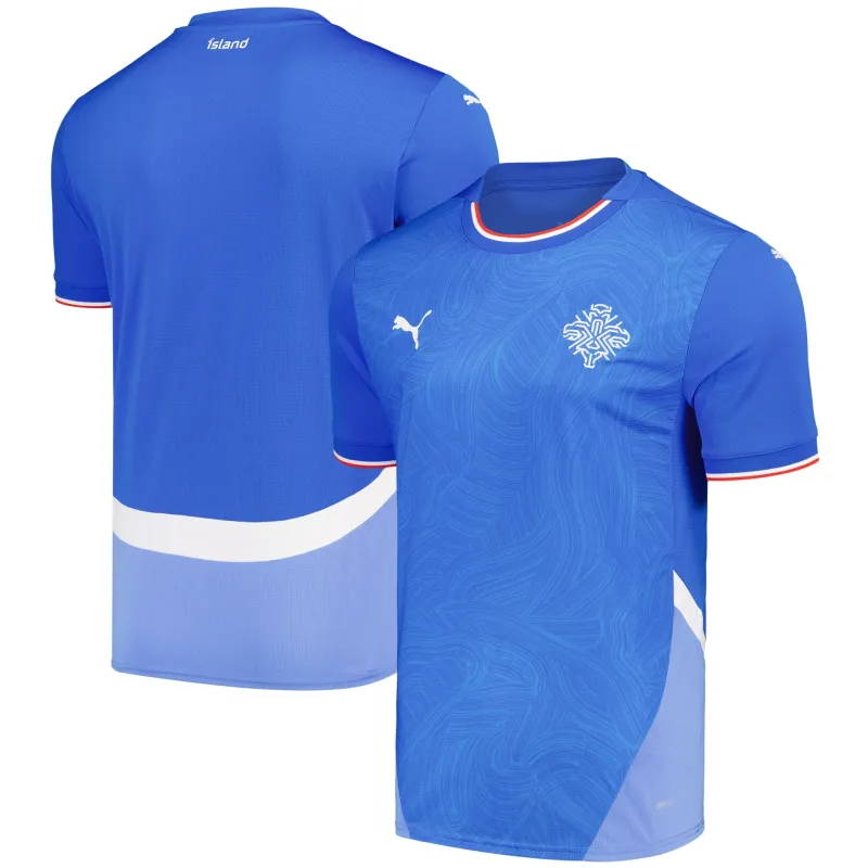Iceland National Team Puma 2024 Home Replica Jersey
