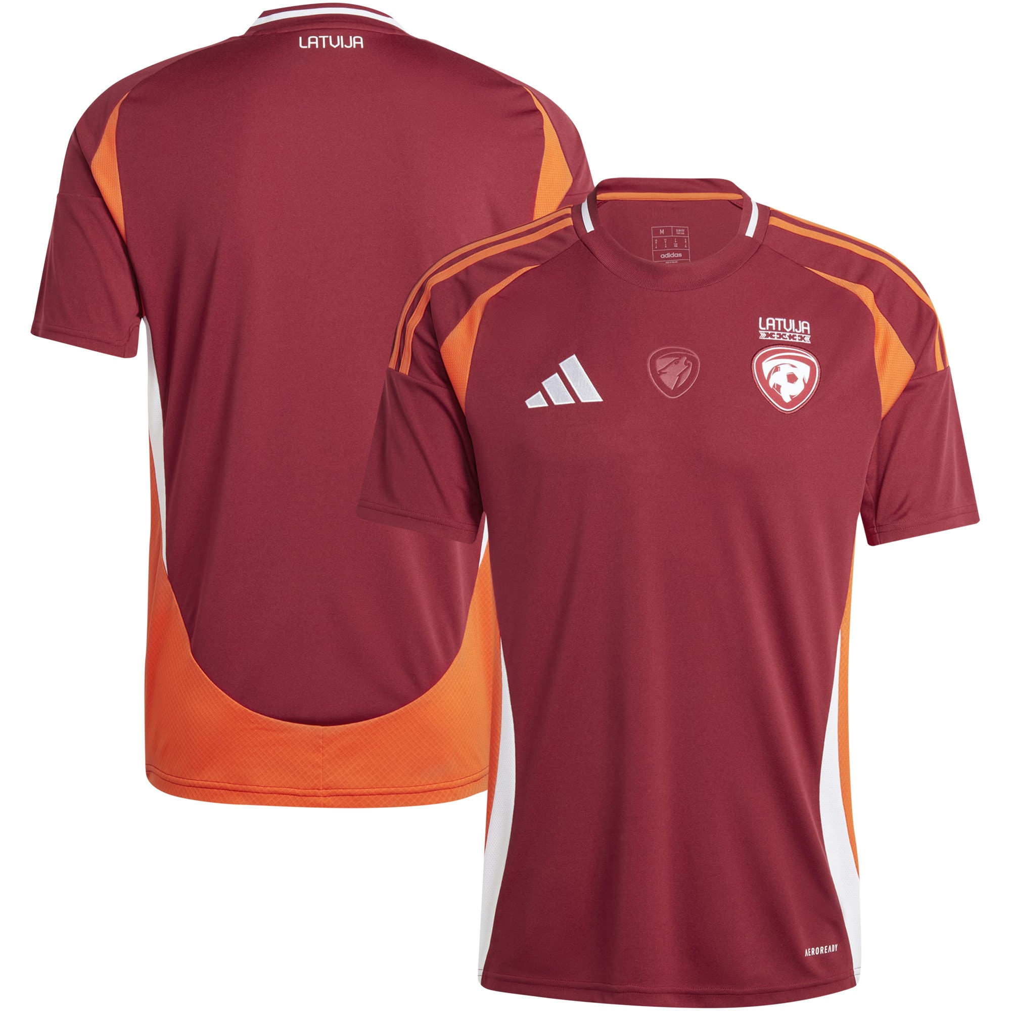 Latvia National Team adidas 2024 Home Authentic Jersey