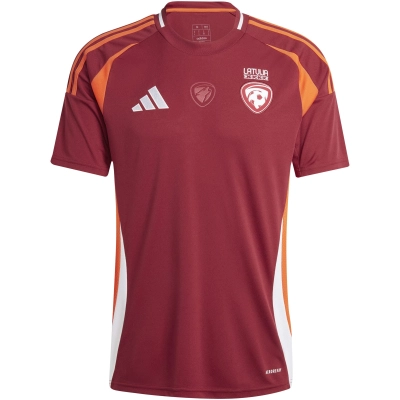Latvia National Team adidas 2024 Home Authentic Jersey 01
