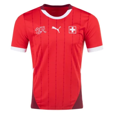 Switzerland National Team 2024 Home Replica Jersey 01