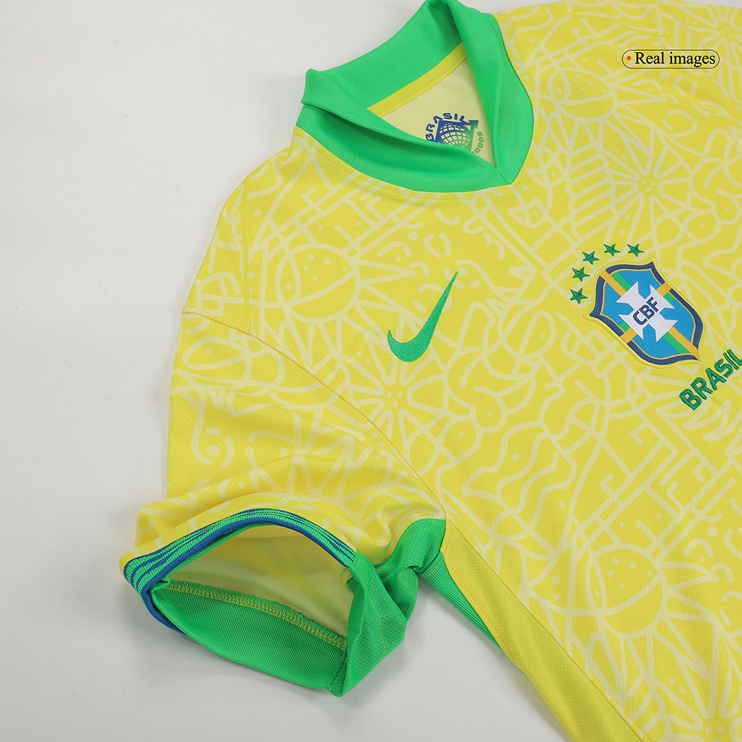 Brazil National Team 2024 Home Replica Jersey