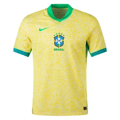 Brazil National Team 2024 Home Replica Jersey 01