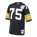 1975 Joe Greene Mitchell & Ness Black Authentic Throwback Retired Player Jersey
