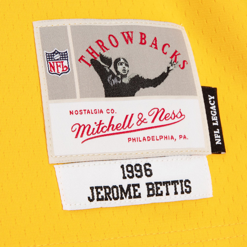 Pittsburgh Steelers Jerome Bettis Mitchell & Ness BlackGold 1996 Split Legacy Replica Jersey