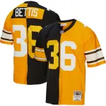 Pittsburgh Steelers Jerome Bettis Mitchell & Ness BlackGold 1996 Split Legacy Replica Jersey
