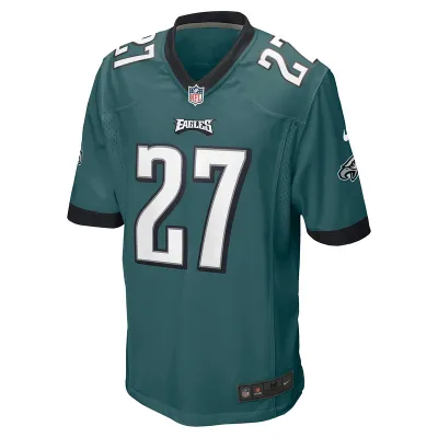 Men's Philadelphia Eagles Zech McPhearson Nike Midnight Green Game Jersey 01