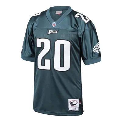 Men's 1996 Brian Dawkins Mitchell & Ness Green Authentic Throwback Retired Player Jersey 01