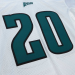 Men's 1996 Brian Dawkins Mitchell & Ness White Authentic Throwback Retired Player Jersey