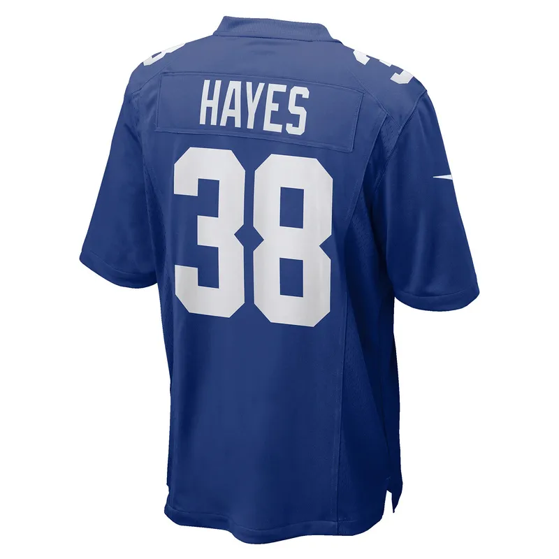 Men's New York Giants Kaleb Hayes Nike Royal Game Jersey