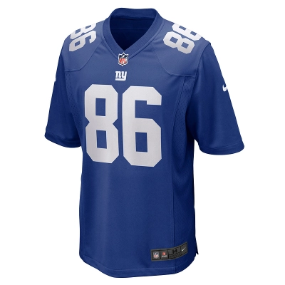 Men's New York Giants Darius Slayton Nike Royal Game Jersey 01