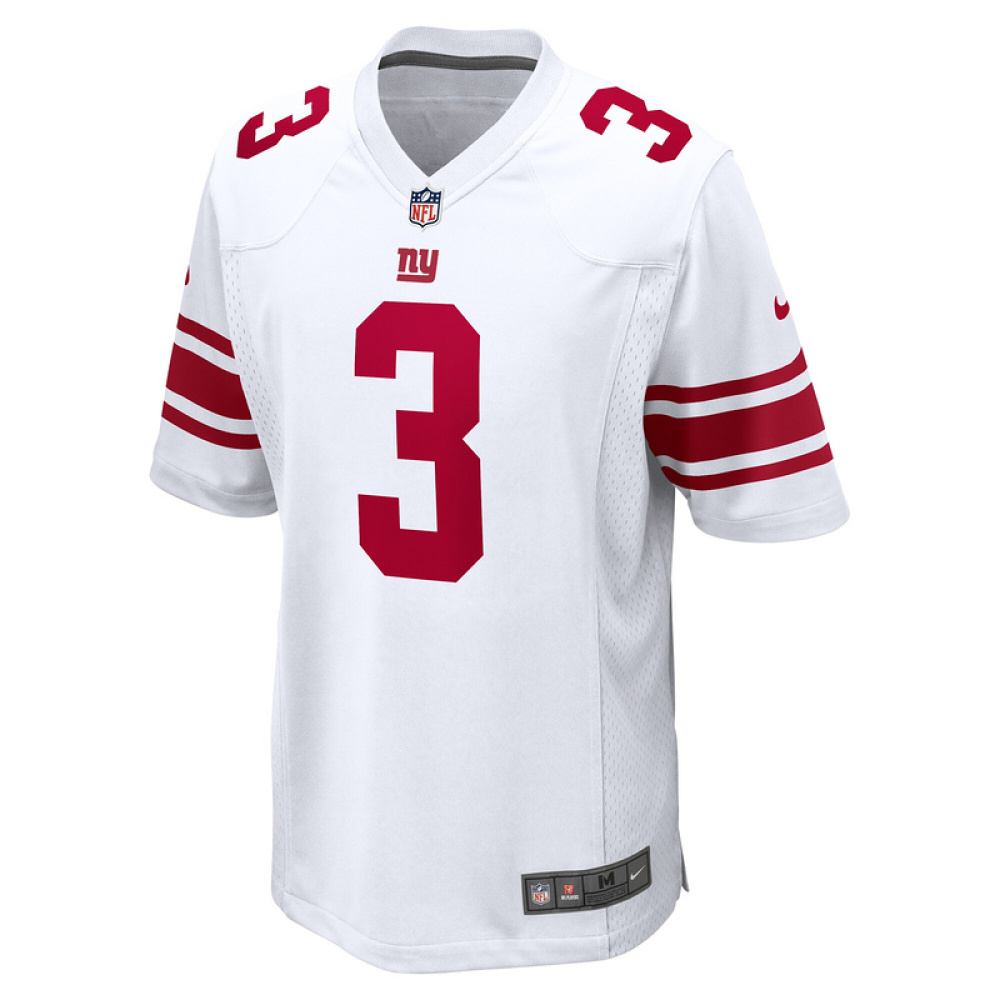 Men's New York Giants Deonte Banks Nike White Game Jersey-3