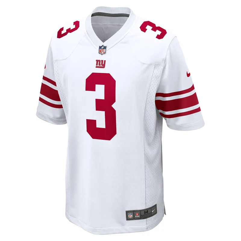 Men's New York Giants Deonte Banks Nike White Game Jersey-3
