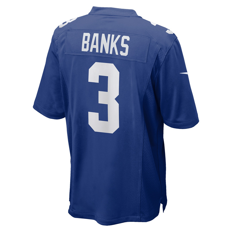 Men's New York Giants Deonte Banks Nike Royal Game Jersey