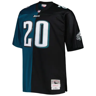 Brian Dawkins Mitchell&Ness Midnight GreenBlack Big&Tall Split Legacy Retired Player Replica 01