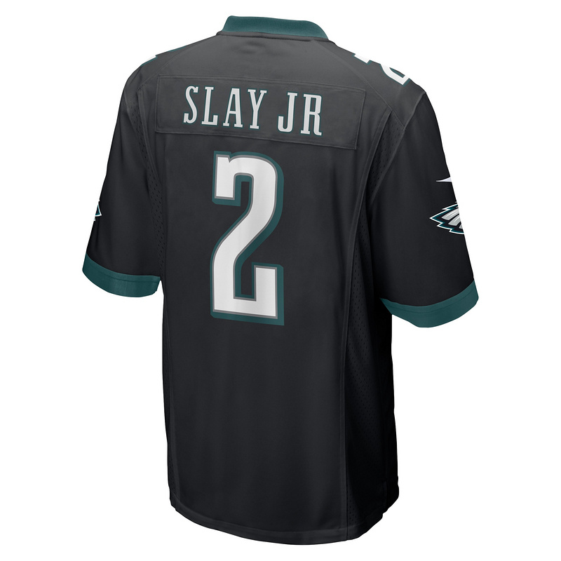 Men's Philadelphia Eagles Darius Slay Jr. Nike Black Alternate Game Player Jersey