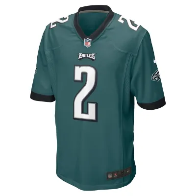 Men's Philadelphia Eagles Darius Slay Jr. Nike Midnight Green Game Jersey 01