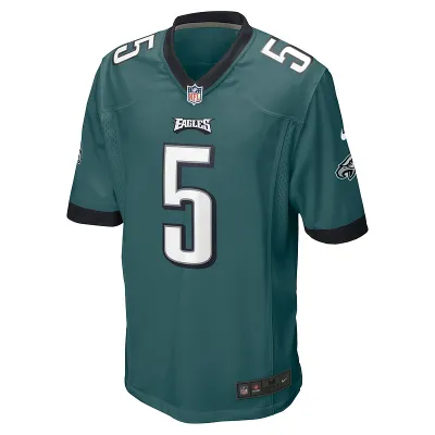 Men's Philadelphia Eagles Donovan McNabb Nike Midnight Green Retired Player Jersey 01