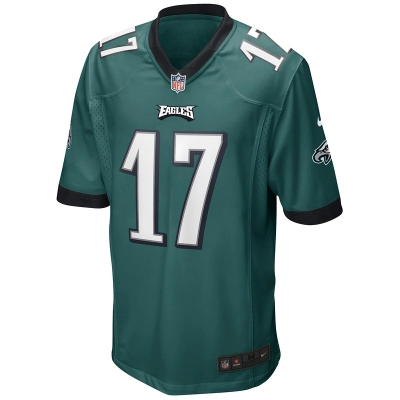 Men's Philadelphia Eagles Harold Carmichael Nike Midnight Green Game Retired Player Jersey 01
