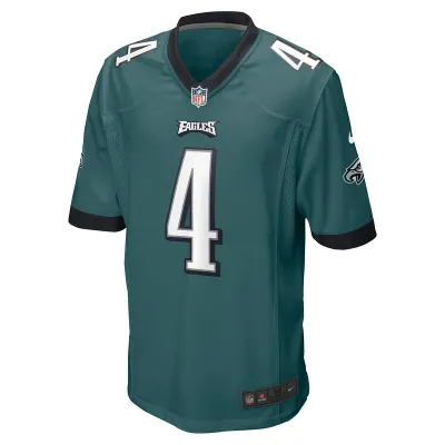 Men's Philadelphia Eagles Jake Elliott Nike Midnight Green Game Jersey 01
