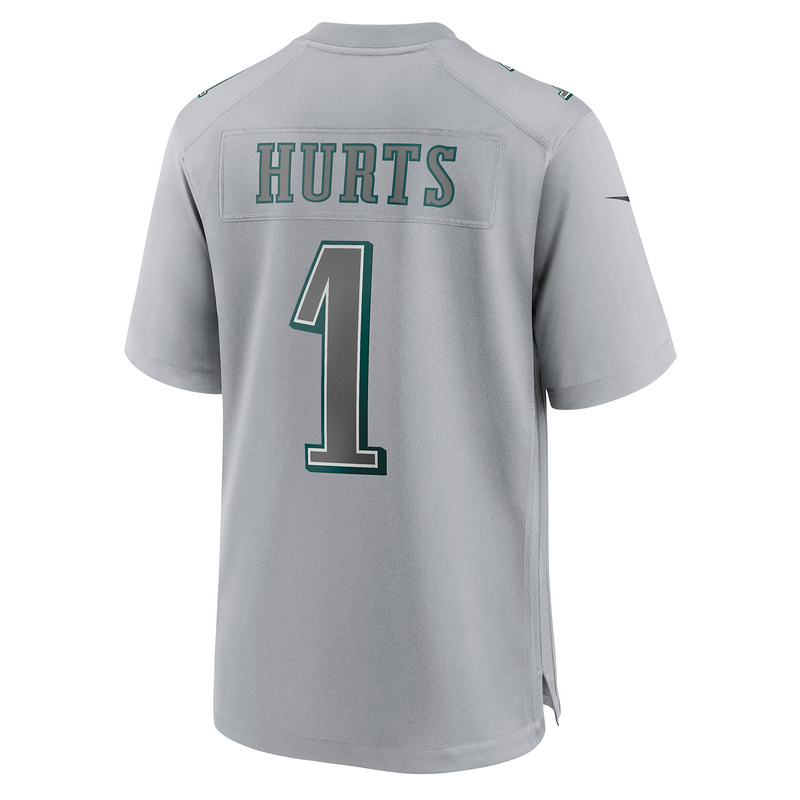 Philadelphia Eagles Jalen Hurts Nike Gray Super Bowl LVII Patch Atmosphere Fashion Game Jersey