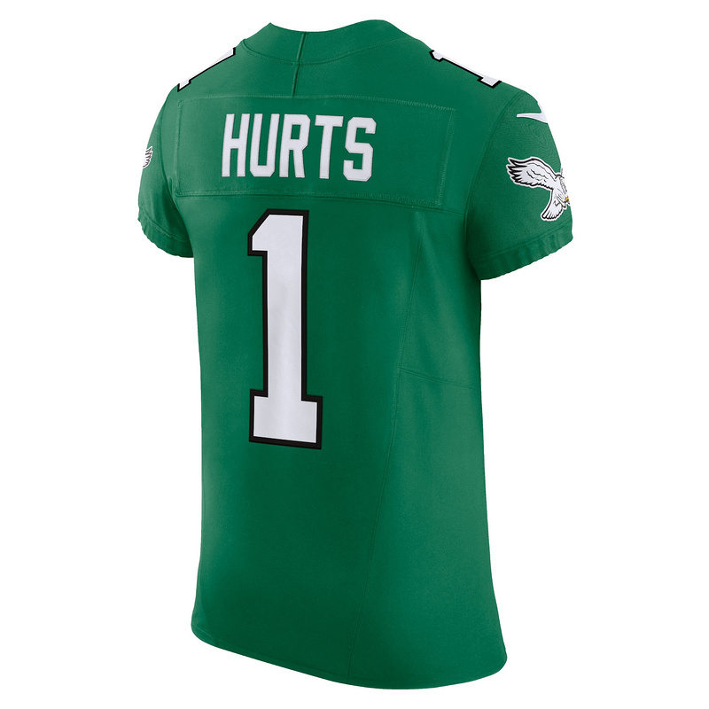 Men's Philadelphia Eagles Jalen Hurts Nike Kelly Green Alternate Vapor F.U.S.E. Elite Jersey