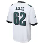 Men's Philadelphia Eagles Jason Kelce Nike White Game Jersey