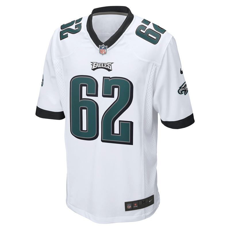 Men's Philadelphia Eagles Jason Kelce Nike White Game Jersey