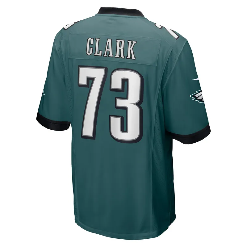 Men's Philadelphia Eagles Le'Raven Clark Nike Midnight Green Game Jersey
