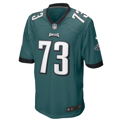 Men's Philadelphia Eagles Le'Raven Clark Nike Midnight Green Game Jersey 01