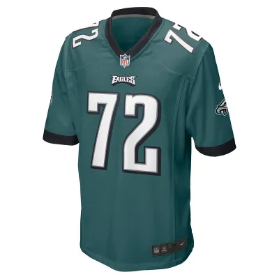 Men's Philadelphia Eagles Moro Ojomo Nike Midnight Green Team Game Jersey 01