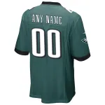 Men's Philadelphia Eagles Nike Midnight Green Custom Game Jersey