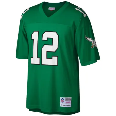 Randall Cunningham Mitchell & Ness Kelly Green Big & Tall 1990 Retired Player Replica Jersey 01
