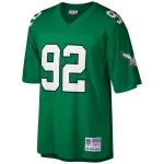 Reggie White Mitchell & Ness Kelly Green Big & Tall 1990 Retired Player Replica Jersey
