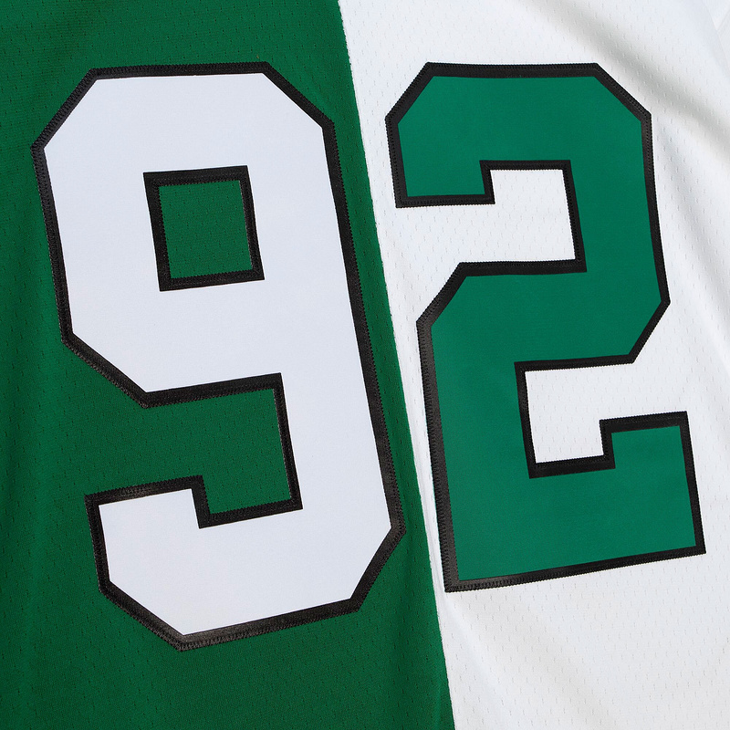Reggie White Mitchell & Ness Kelly GreenWhite 1990 Split Legacy Replica Jersey