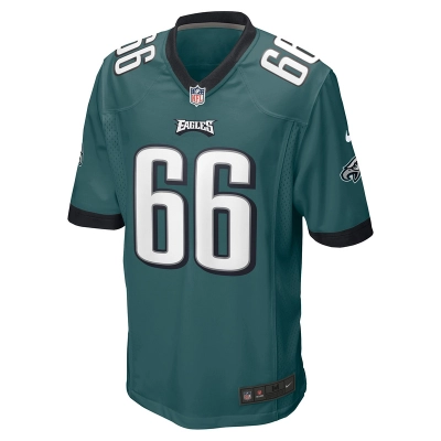 Men's Philadelphia Eagles Roderick Johnson Nike Midnight Green Game Jersey 01