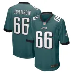 Men's Philadelphia Eagles Roderick Johnson Nike Midnight Green Game Jersey