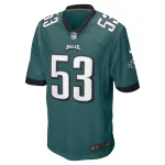 Men's Philadelphia Eagles Shaquille Leonard Nike Midnight Green Game Jersey
